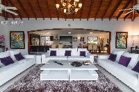 cool living room of Saint Barth Villa Bellevue luxury holiday home, vacation rental