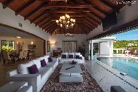 cool lanai of Saint Barth Villa Bellevue luxury holiday home, vacation rental