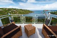 cool terrace of Saint Barth Villa Bellevue luxury holiday home, vacation rental