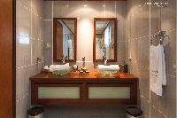 cool vanity in Saint Barth Villa Bellevue luxury holiday home, vacation rental