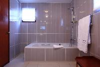 spic-and-span bathroom in Saint Barth Villa Bellevue luxury holiday home, vacation rental