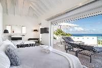 clean bed sheets in Saint Barth Villa Iris luxury holiday home, vacation rental