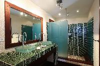 clean bathroom in Saint Barth Villa Mapou luxury holiday home, vacation rental