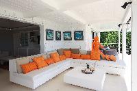 cool patio of Saint Barth Villa Mapou luxury holiday home, vacation rental