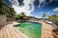 cool swimming pool of Saint Barth Villa Mapou luxury holiday home, vacation rental