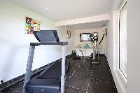 cool gym of Saint Barth Villa Mapou luxury holiday home, vacation rental