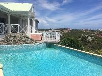 cool swimming pool of Saint Barth Villa Milonga luxury holiday home, vacation rental