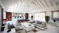 incredible ceiling of Saint Barth Villa Panorama luxury holiday home, vacation rental