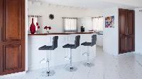 cool breakfast bar of Saint Barth Villa Panorama luxury holiday home, vacation rental