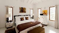 crisp bed sheets in Saint Barth Villa Panorama luxury holiday home, vacation rental