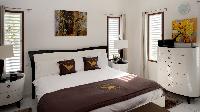 pristine bedding in Saint Barth Villa Panorama luxury holiday home, vacation rental