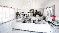 cool sitting area in Saint Barth Villa Panorama luxury holiday home, vacation rental