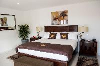 fresh bed sheets in Saint Barth Villa Panorama luxury holiday home, vacation rental