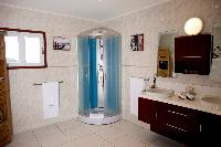 neat and fresh bathroom in Saint Barth Villa Panorama luxury holiday home, vacation rental