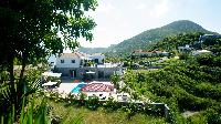 lush garden of Saint Barth Villa Panorama luxury holiday home, vacation rental