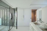 cool shower area in Saint Barth Villa Dunes luxury holiday home, vacation rental