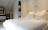 fresh bedroom linens in Saint Barth Villa Dunes luxury holiday home, vacation rental