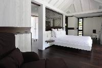 pristine bedding in Saint Barth Villa Dunes luxury holiday home, vacation rental