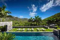 fun poolside of Saint Barth Villa Dunes luxury holiday home, vacation rental