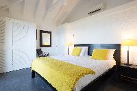 fresh bed sheets in Saint Barth Villa Manonjul 1 luxury holiday home, vacation rental