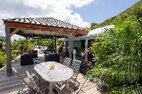 cool cabana of Saint Barth Villa Manonjul 1 luxury holiday home, vacation rental