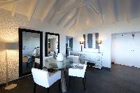 cool sitting area in Saint Barth Villa Manonjul 1 luxury holiday home, vacation rental