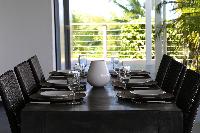 cool dining area in Saint Barth Villa Manonjul 1 luxury holiday home, vacation rental