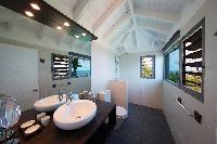 clean bathroom in Saint Barth Villa Manonjul 1 luxury holiday home, vacation rental