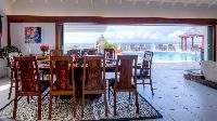 cool dining area in Saint Barth Villa The Panorama Estate luxury holiday home, vacation rental