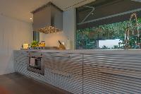 modern kitchen appliances in Saint Barth Villa Sereno 1 luxury holiday home, vacation rental