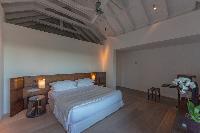 clean bedroom linens in Saint Barth Villa Sereno 3 luxury holiday home, vacation rental
