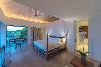 fresh bed sheets in Saint Barth Villa Sereno 3 luxury holiday home, vacation rental