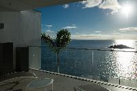 cool infinity pool of Saint Barth Villa Axel Rocks luxury holiday home, vacation rental