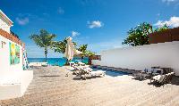 incredible seaside deck of Saint Barth Luxury Villa Ganesha holiday home, vacation rental