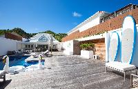 cool swimming pool of Saint Barth Luxury Villa Ganesha holiday home, vacation rental