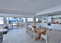 cool dining room of Saint Barth Luxury Villa Ganesha holiday home, vacation rental