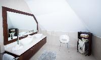 clean toilet and bath in Saint Barth Luxury Villa Ganesha holiday home, vacation rental