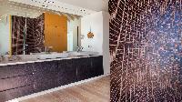 swanky bathroom in Saint Barth Villa Wings luxury holiday home, vacation rental