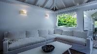 cool sitting area in Saint Barth Villa Rive Gauche holiday home, vacation rental
