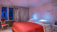fresh bedroom linens in Saint Barth Villa Rive Gauche holiday home, vacation rental