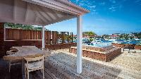 incredible deck of Saint Barth Villa Rive Gauche holiday home, vacation rental
