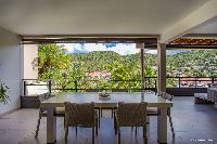 beautiful dining room of Saint Barth Villa Wahoo luxury holiday home, vacation rental