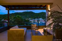 cool mountain view from Saint Barth Villa Wahoo luxury holiday home, vacation rental