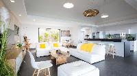 cool sitting area in Saint Barth Villa Clementine luxury home, vacation rental