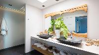 cool lavatory in Saint Barth Villa Clementine luxury home, vacation rental