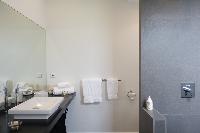 clean toilet and bath in Saint Barth Luxury Villa Gaia holiday home, vacation rental
