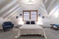 pristine bedding in Saint Barth Villa Wild Blue luxury holiday home, vacation rental