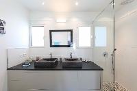 clean bathroom in Saint Barth Villa Wild Blue luxury holiday home, vacation rental