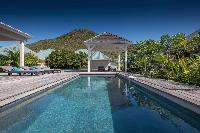 amazing swimming pool of Saint Barth Villa Wild Blue luxury holiday home, vacation rental