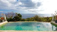 cool swimming pool of Saint Barth Villa Dasha luxury holiday home, vacation rental